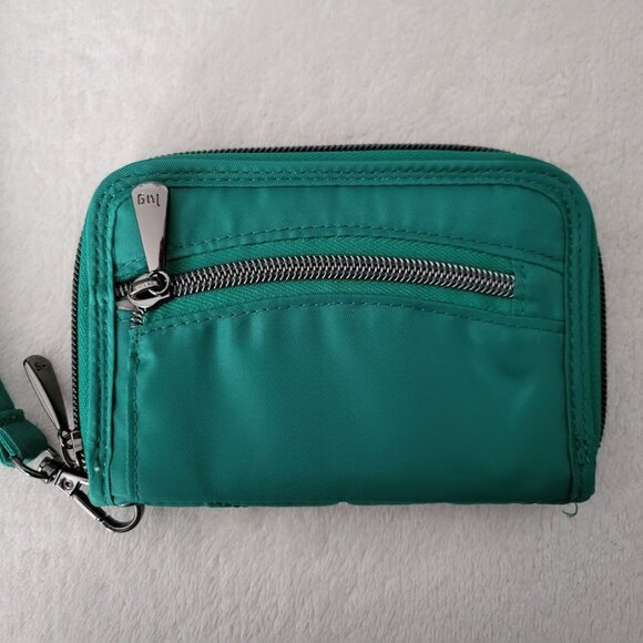 EUC Lug KELLY GREEN Rodeo 2 wristlet wallet - Picture 5 of 7